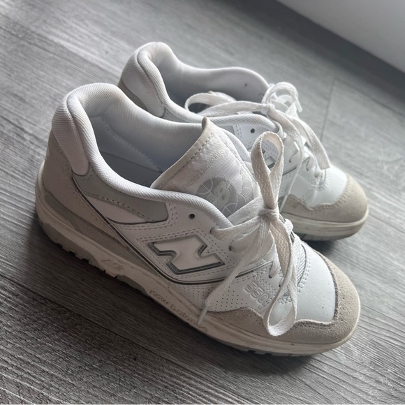 New Balance 550 Size 6.5 White Summer Fog - Picture 2 of 5